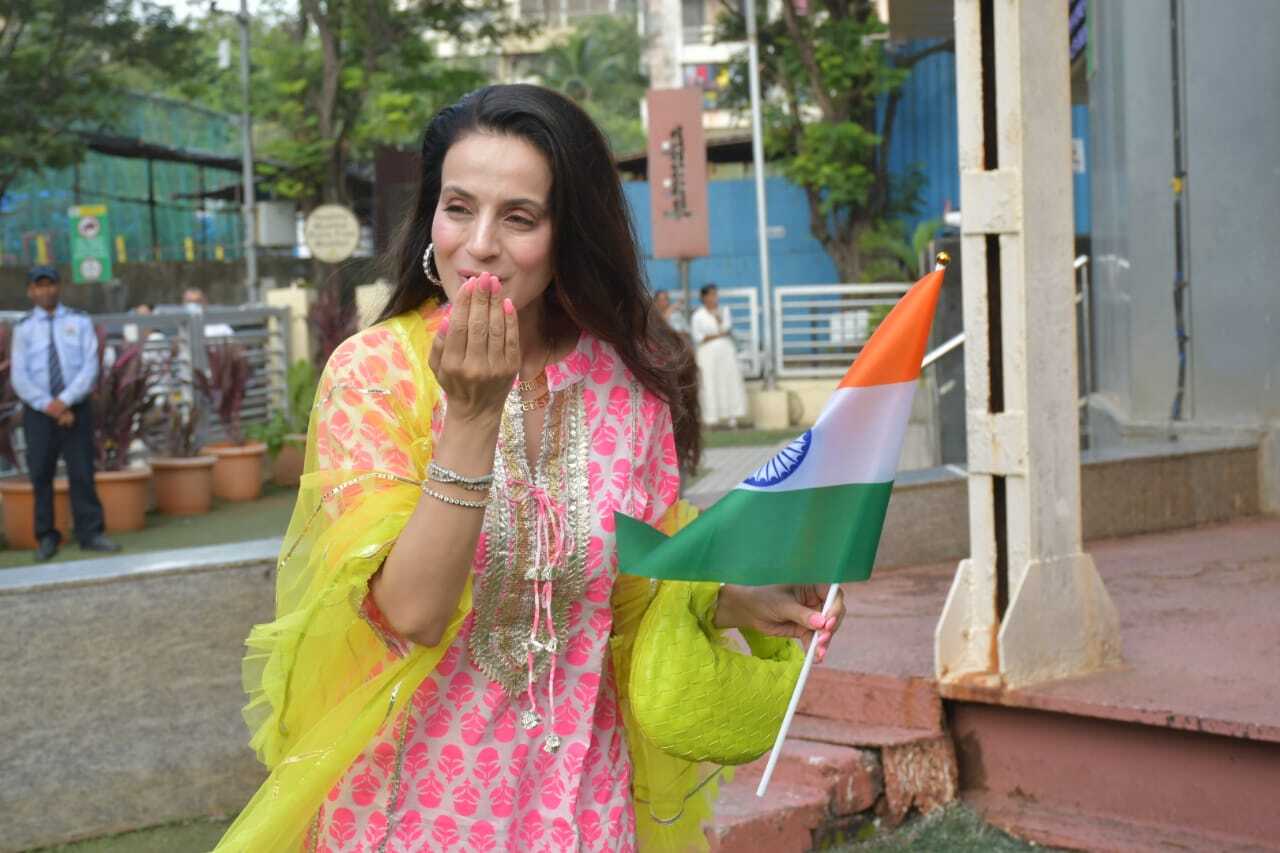 Ameesha Patel celebrated Independence Day 2023